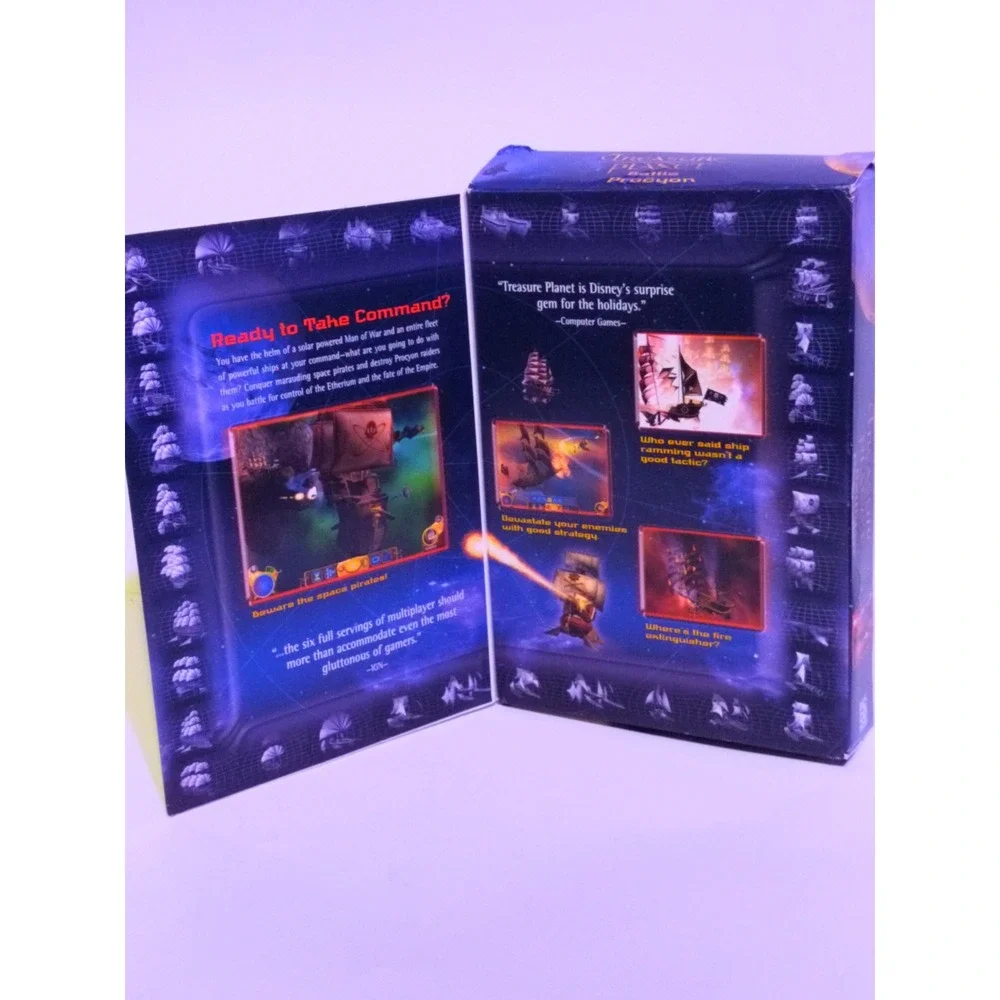 Disney Treasure Planet Battle at Procyon PC Game & Tron 2.0 Sneak Peek VTG Y2K